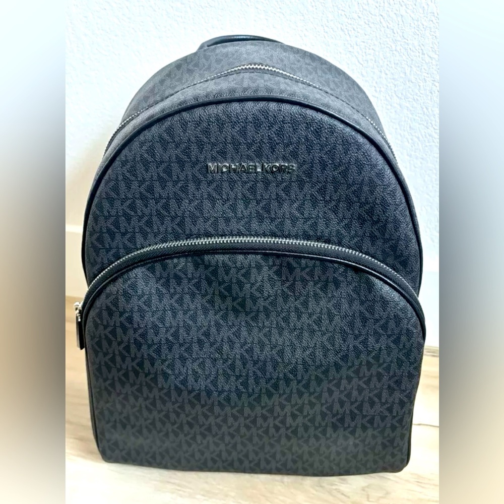 Black Michael Kors Abbey Women's Backpack purse